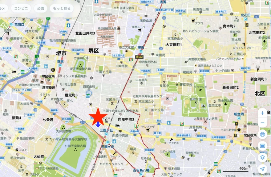 小規模保育園「たんぽぽのくに」の地図
